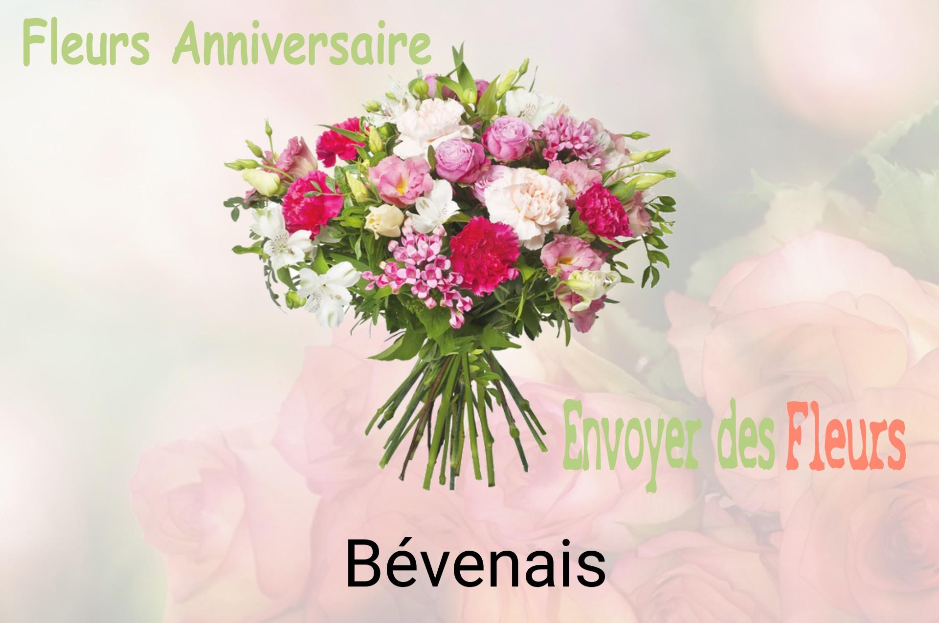 Bouquet de fleurs d’anniversaire livré à Bévenais